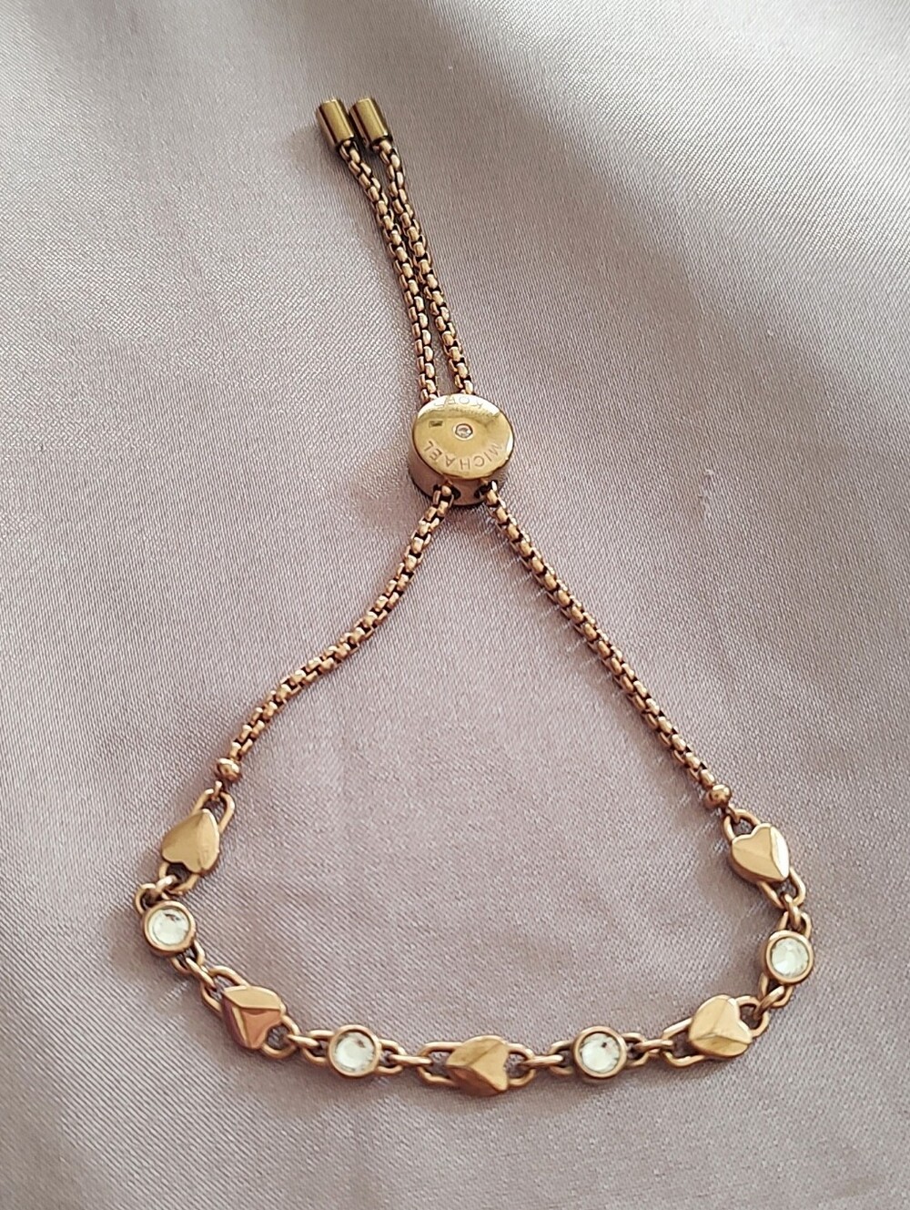 Michael Kors Heart Link Adjustable Bracelet